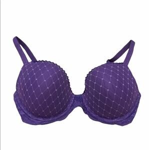 Wacoal purple underwire padded bra 32D Style 853115